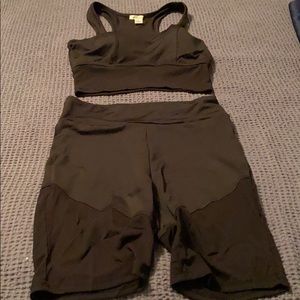 Two piece athletic wear